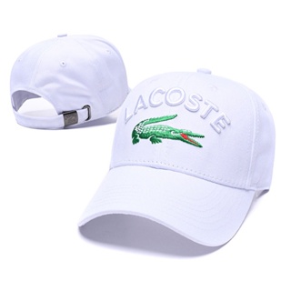 หมวกเบสบอล LACOSTE ลายโลโก้คลาสสิก คุณภาพสูง เหมาะกับใส่เล่นกีฬากลางแจ้ง สําหรับผู้ชาย และผู้หญิง