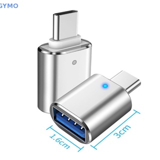 [cxGYMO] อะแดปเตอร์เชื่อมต่อ OTG Type C เป็น USB 3.0 พร้อมตัวบ่งชี้ สําหรับโทรศัพท์มือถือ สายเคเบิลข้อมูล ตัวผู้ เป็นตัวเมีย อะแดปเตอร์การ์ดรีดเดอร์ USB HDY