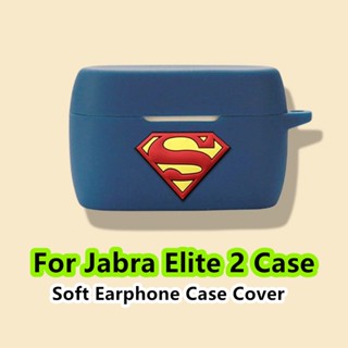 【Trend Front】เคสหูฟัง แบบนิ่ม ลายการ์ตูนหมี สําหรับ Jabra Elite 2 Elite 2