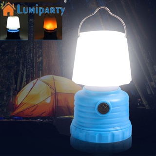 Lumiparty ไฟฉาย Led แขวนเต็นท์ แบบพกพา สําหรับตั้งแคมป์กลางแจ้ง 3 ชิ้น