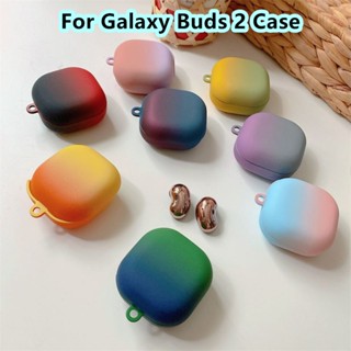 【imamura】เคสหูฟัง แบบแข็ง ไล่โทนสี เรียบง่าย สําหรับ Galaxy Buds 2 Galaxy Buds 2