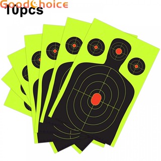 【Good】This set includes 10 sheets of 12x18 Inch Humanoid Target Paper Stickers for All Firearms【Ready Stock】