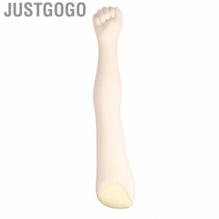 Justgogo Tattoo Practice Fake Arm  Tattoo Practice Training Arm Comfortable Touch Strong Sponge Filling Easy Color  for Tattoo Shop for Decoration