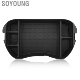 Soyoung Front Trunk Organizer  6 Separate Spaces Front Trunk Mat Storage Box  for Interior Accessories