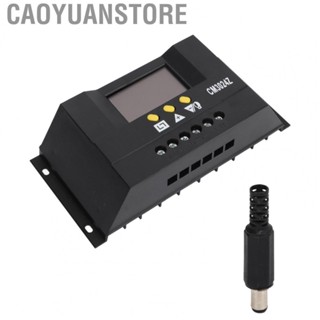 Caoyuanstore PWM Solar Panel Regulator  Temperature  Interface PWM Solar Charge Controller PVC Multi Functional Buttons  for Power Generation System for Light Boxes