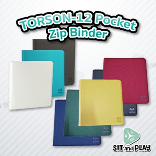 Torson - 12 Pocket Zip Binder แฟ้มใส่การ์ด หน้าละ 12 ช่อง มีซิป เปิด-ปิด เก็บการ์ดได้ 480 ใบ