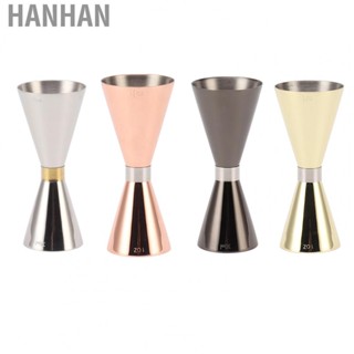 Hanhan Bar Measuring Cup  Double Ended Professional Compact Metal Cocktail Jigger  for Home