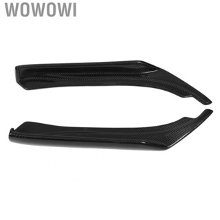 Wowowi Rear Bumper Lip Splitter Diffuser  Carbon Fiber Rear Bumper Splitter Diffuser Easy Installation  for Car