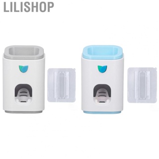 Lilishop Toothpaste Dispenser Full Auto Wall Mounting Type Plastic Bathroom Acc For Ho