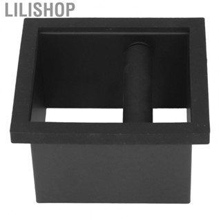 Lilishop Coffee Knock Box Grounds Disposal Bin Bottomless Embedded Flat Mouth Household