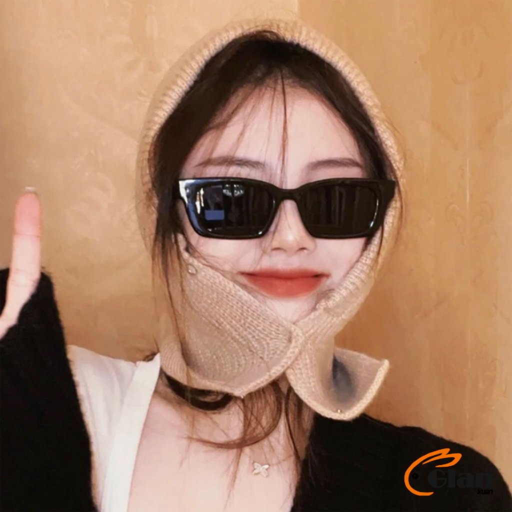 Glanxuan แว่นตากันแดด เลนส์ทรงสี่เหลี่ยม  unisex สำหรับสตรี Sunglasses - รูปที่ 4