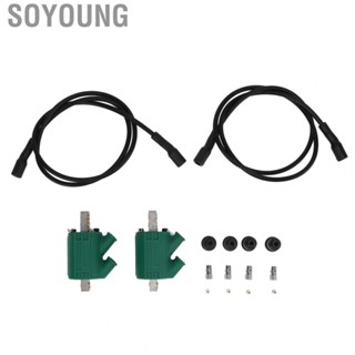 Soyoung Ignition Coil  Long Durability Ignition Coil Set Moisture Resistant 3 Ohm  for Motorbike