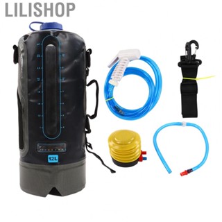 Lilishop Portable Outside Shower Bag  Camping Shower Bag Environmentally Friendly with Pump for Backpacking