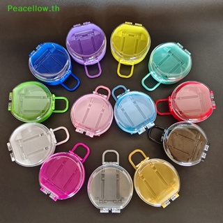 Peacellow กล่องเก็บเครื่องประดับ สร้อยคอ ต่างหู แหวน ทรงกลม ขนาดเล็ก