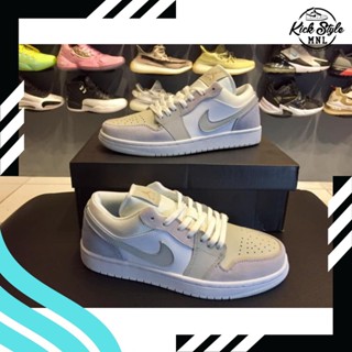 Jordan 1 Low [PARIS] - รองเท้าผ้าใบลําลอง สําหรับผู้ชาย และผู้หญิง (TOP GRADE OEM) 37JU