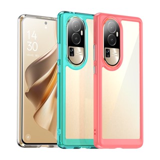 เคสโทรศัพท์มือถือ PC TPU แข็ง ซิลิโคน กันกระแทก สําหรับ Oppo Reno 10 Pro 5G reno10 2023 Reno 10Pro reno10