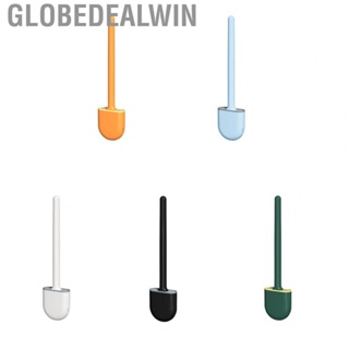 Globedealwin Wall Mounted Toilet Brush Mini Bathroom Toilet Cleaning Brush with Detachable Handle