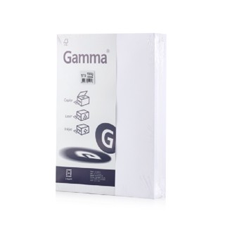 Gamma กระดาษการ์ด A4 150แกรม สีขาว 100แผ่น/แพ็ค