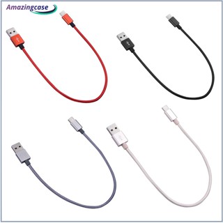 Amaz 3a สายชาร์จ Usb Type C ซิงโครไนซ์วันที่ ชาร์จเร็ว สําหรับโทรศัพท์มือถือ คอมพิวเตอร์ แท็บเล็ต 30 ซม.