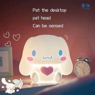 SANRIO โคมไฟตั้งโต๊ะ แบบพกพา ที่ทนทาน หรี่แสงได้ เหมาะกับของขวัญ สําหรับเด็กผู้หญิง