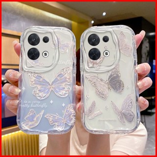 เคส OPPO Reno 8 Pro 5G เคสOPPO Reno 8Pro 5G เคสโทรศัพท์มือถือแบบนิ่ม tpu ใส กันกระแทก สีชมพู แฟชั่น สําหรับ TYNY