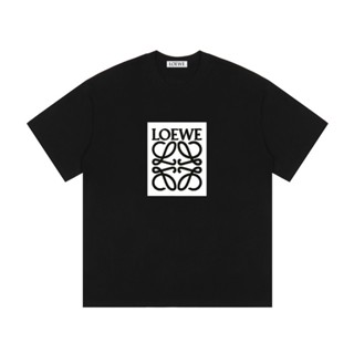 L&amp;o- เสื้อยืดคอกลม แขนสั้น พิมพ์ลายตัวอักษร แฟชั่นล่าสุด Liutier