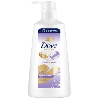 LeeMart ครีมนวดผม โดฟ Dove 410ML ครีมนวด คอนดิชันเนอร์ บำรุงเส้นผม โด๊ฟ ยอดนิยม รุ่น ขวดปั๊ม ครีมนวดโดฟ ไมเซล่า สีม่ว...