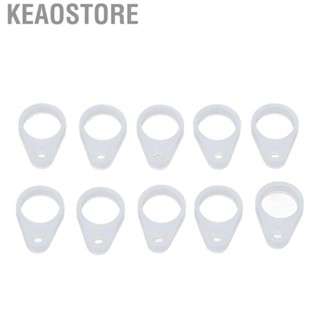 Keaostore 10pcs  Lanyard Silicone BTE  Adaptor Replaceme