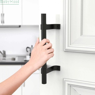 【Big Discounts】Door Handle Safety Black Carbon Steel Barn Sliding Old Vintage Hardware#BBHOOD