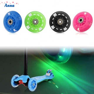 【Anna】Wheels Flashing Lights Back Rear Mini 8*2.2CM 80mm Outdoor Accessories