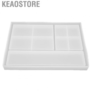 Keaostore Storage Box Silicone Mold  Soft DIY Crystal Simple Operation for Making Resin Molds