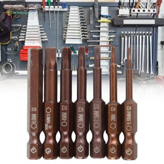 ดอกไขควงแม่เหล็ก 1/4 นิ้ว 50 มม. DIY 7 ชิ้น/ชุด