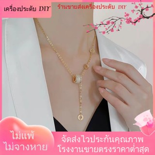 💖เครื่องประดับ DIY ขายส่ง💖สร้อยคอ สายโซ่ จี้รูปเอว ขนาดเล็ก สามารถปรับได้ หรูหรา ไม่จางหาย แฟชั่นสําหรับผู้หญิง[สร้อยคอ]