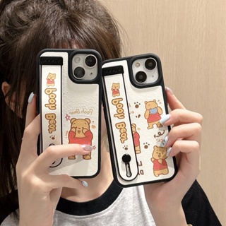 ใหม่ เคสโทรศัพท์มือถือนิ่ม กันกระแทก ลายการ์ตูนหมีพูห์น่ารัก พร้อมสายคล้องมือ สําหรับ iPhone 14 14PRO max 13 12PRO max 13pro max 11