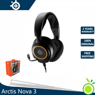 Steelseries Arctis Nova 3 PrismSync ชุดหูฟังเล่นเกม แบบใช้สาย ตัดเสียงรบกวน RGB