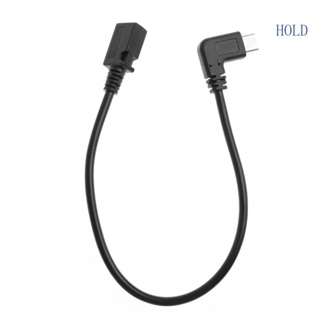 Ace อะแดปเตอร์แปลงสายเคเบิล Type C เป็น Micro USB USB-C ตัวผู้ เป็น Micro-B ตัวเมีย OTG 27 ซม. 90 องศา