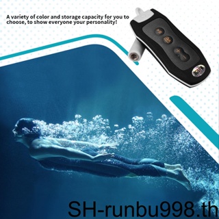 (runbu) เครื่องเล่นเพลง MP3 ขนาดเล็ก IPX8 วิทยุสเตอริโอ กันน้ํา ชาร์จได้ พร้อมเครื่องเล่นเพลง Vedio 4G 8G