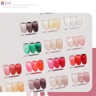 ยาทาเล็บ เจลลี่ Vendeeni ยาทาเล็บโปร่งแสงน้ําแข็ง สีทาเล็บเจล ต้องอบ 2023 Nude Pink Phototherapy Gel Jelly Gentle And White Manicure Shop 36 Colors 【goob】