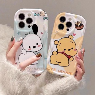 Casing Realme C53 C55 C33 10 4G C30 C31 C30S C35 C21Y S25Y C21 7i C15 C12 C25 C25S C20 C11 2020 2021 9i 8i 8 Pro 7 6 6s 5 5s 5i C2 C1 Narzo 50i 50A Prime 20 30A 30 New Cream Edge wiggle hips Winnie the Pooh &amp; Pochacco Cartoon Tpu Soft Phone Case NY 17