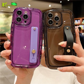 เคสโทรศัพท์มือถือ TPU ใส กันกระแทก พร้อมสายคล้องมือ สําหรับ Realme C53 C55 C35 C33 C30 C30S C21Y C25Y 10 4G Narzo N53 N55 50A Prime