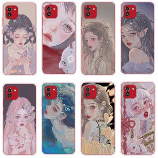 เคสโทรศัพท์ซิลิโคน TPU แบบนิ่ม สําหรับ Galaxy A03 A03S A03 Core A04 A04S