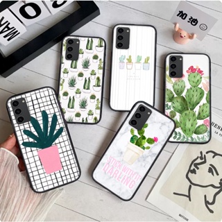 เคสโทรศัพท์มือถือนิ่ม ลายต้นกระบองเพชร สีแคนดี้ สําหรับ Samsung S21 Plus S21S Fe S30 Ultra Note 8 9 10 Lite 126B