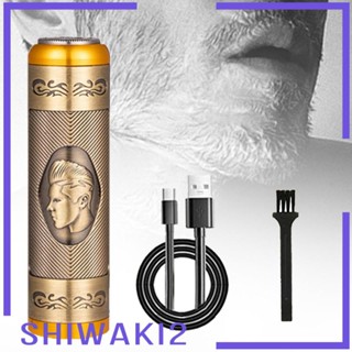 [Shiwaki2] เครื่องโกนหนวดไฟฟ้า หน้าจอ LCD แบบพกพา สําหรับเดินทาง