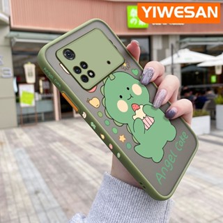 เคสโทรศัพท์มือถือ ซิลิโคนแข็ง บาง กันกระแทก ลายการ์ตูนไดโนเสาร์น้อยน่ารัก สําหรับ Xiaomi Poco X4 Pro 5G Poco M4 Pro Poco C40