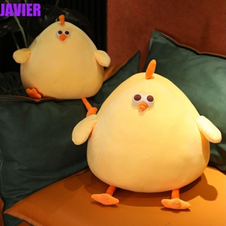 JAVIER ตุ๊กตาไก่น่ารัก นอนหลับ ของเล่นตุ๊กตาสัตว์ ตุ๊กตาการ์ตูน ของเล่นนุ่ม ตุ๊กตาของเล่น ตุ๊กตา