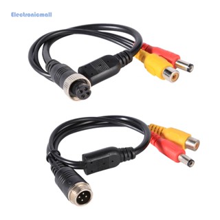 [ElectronicMall01.th] หัวเอวิเอชั่น เป็น RCA ตัวเมีย DC ตัวผู้ M12 4Pin อุปกรณ์เสริม UK