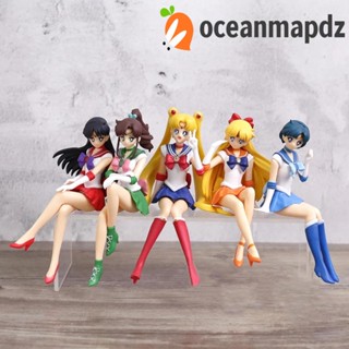 Oceanmapdz เซเลอร์มูน การ์ตูน PVC ฟิกเกอร์ ของสะสม โมเดล เซเลอร์จูปิเตอร์ เซเลอร์มูน ปรอท