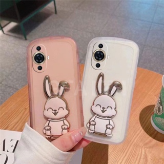 ขายดี เคสโทรศัพท์มือถือนิ่ม แบบใส ลายกระต่าย พร้อมขาตั้ง สําหรับ HUAWEI Nova 11 Pro 11i 2023 HUAWEI NOVA11PRO Nova11i