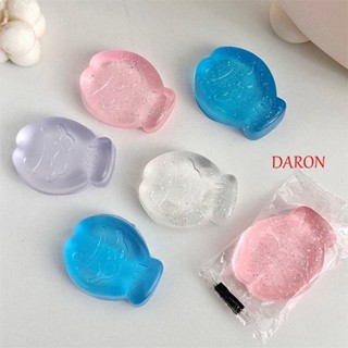 DARON ของเล่นลูกบอลกดน้ําแข็ง รูปอุ้งเท้าแมว ขนาดเล็ก สีโปร่งใส เหมาะกับของขวัญ สําหรับเด็ก