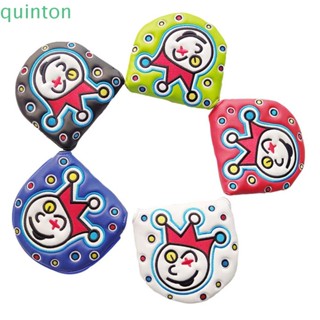 QUINTON ผ้าคลุมพัตเตอร์กอล์ฟ หนัง PU อุปกรณ์เสริม สําหรับไม้กอล์ฟ